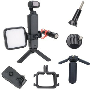 Buziba ���^���g���A�_�v�^�[ DJI OSMO Pocket 3 Mini �O�r �f�X�N�g�b�v ���X�^���h �o�b�N�p�b�N �N���b�v�}�E���g �W���o���J���� �Œ�t���[�� �x�[�� �u���P�b�g�z���_�[