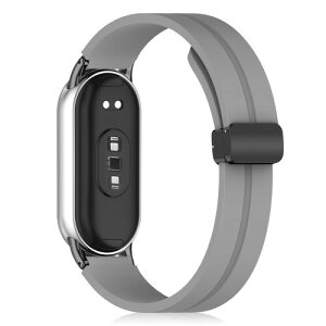(RanBluu) �o���h Xiaomi Smart Band 10/9/8 �Ή� �����o���h �}�O�l�b�g Mi band 10/9/8 �X�}�[�g�E�H�b�` �ւ��x���g �����x���g �X�|�[�c�X�g���b�v �V���R���� �h�� �ϊ��� �������߉\ ���C�g�O