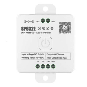 BTF-LIGHTING SP632E CCT LEDRg[[ Bluetooth PWM Rg[[ \ y ^C}[ CCT LEDe[vCg Fx FCOB CCT COB CCTȂǂɓKp\ DC5V-DC24VT|[g RFRT|