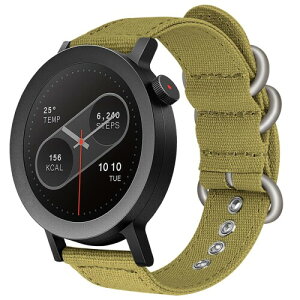 (ULIGADUO) 22mm�����p�o���h For CMF by NOTHING WATCH PRO 2�p �E�H�b�`�o���h ����̃i�C�����f�� �X�|�[�c�E�A�E�g�h�A�X�^�C�� (�A�[�~�[�O���[��)