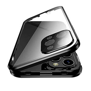 bNt iPhone14 Pro P[X OʃJo[ Jی KXtBt }Olbg ACtH14 Pro ʃP[X 360 KXP[X A~ op[  NA,