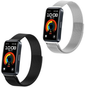 (SHANCHI) HUAWEI Band 10 Aluminum Edition/10/9/8�p �����o���h ���C���~���l�[�[�o���h ���K�ȒʋC�� �X�e�����X�� �������b�V���҂� �i�m�Z���߂��� �ϖ��Ղ��Ȃ��F ���R�������� �h���h�o�h��(