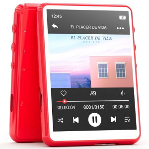 MECHEN 64GB MP3v[[ Bluetooth 5.3 fW^I[fBIv[[ y ~jyv[[ 128GB܂Ŋg\ Xs[J[ 2.4C`^b`XN[ FMWIE^EdqubNE