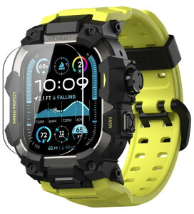 ULTIMAL �ɑΉ� Apple Watch SE�i��3/2����j/SE/Series 6/5/4�i44mm�j�p �o���h��̌^�ی�P�[�X TPU �ϏՌ� ���ϋv �ʋC�� �ȒP���� �X�|�[�c/�A�E�g�h�A���� �u���O���[��