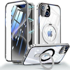 OURJOY iPhone 15 p P[X KXP[X NA 360°Sʕی ACtH15 X}zP[X A~op[ tJo[ JYی CAX[d gуP[XEVo[