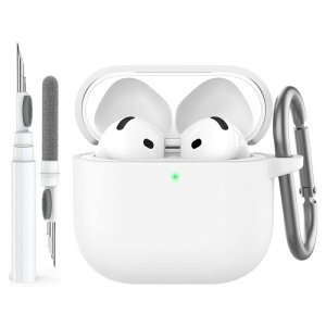 AhaStyle AirPods 4 P[X Jo[ (2024) \tgVR[ AirPods 4 P[X N[jOLbgt Apple AirPods 4p t{fB ϏՌJo[ XL USB-C[dP[X CX[dΉ