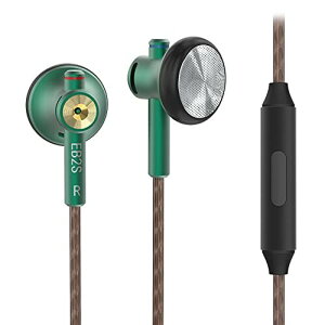 NICEHCK EB2S 15.4mmダイナミックドライバ インナーイヤー型イヤホン 日本LPC振動板 1DD シンプルでクラシックなデザイン アルミニウム合金筐体 3.5mmバランスプラグ 高純度銅ケーブル付属 上