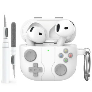 AhaStyle AirPods 4 P[XJo[ N[jOLbgt gȌgуQ[@fUC AirPods4P[X \tgVRیJo[XL Apple AirPods 4 2024[dP[Xp