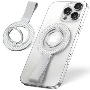 Pleixiu MagSafeΉ ʃ}Olbg X}zO 360°] ? }Olbg X}zX^h px߉\ ȒPE iPhone 17/16/15/14/13/12 Pro MaxAndroidΉ S@Ή gуO-