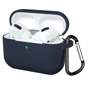 YAODLE AirPods pro 2 �P�[�X �Ή� AirPods pro(2023/2022)��p�J�o�[ �V���R���f�� ���C�����X�[�d�\ �L�Y�≘��h�~ �w��ɋ��� �t�b�N�t�� �O�ʂ�LED���B��Ȃ� �n�C�u���b�h�J�o�[(Airpods pro 2(202