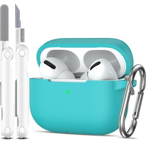 MHYALUDO AirPods Pro P[XJo[ARpO[h̗h~\tgVRՌzیی AirPods Pro  2/1 P[XAL[`F[ƃN[jOLbgtAtg LED AeB