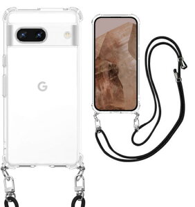 weiaoluo Google Pixel 8a �P�[�X �N���A google pixel8 �P�[�X �V�����_�[ �ϏՌ� �s�N�Z��8a �J�o�[ �l�b�N�X�g���b�v �񂩂� �΂߂��� �g�уX�g���b�v ���|�� �����h�~ ���菝�h�~ ��|�� �R�t��