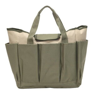 道具袋 ツールバッグ オックスフォード布 収納コンテナ 工具収納 工具バッグ 工具袋 幅340mm×奥160mm×高315mm 大開口 ツールキャリーバッグ ツール収納バッグ (グリーン,34*16*31.5cm)