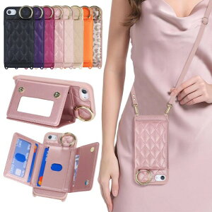 DEYHU �Ή� iPhone SE �P�[�X ��2���� ��3���� �P�[�X �V�����_�[ iPhone 8 �P�[�X �J�[�h���[ �� ���|�� �΂߂��� �X�}�z�V�����_�[ iPhone 7 �X�g���b�v�t�� �ϏՌ� ���߉\�� �g�уP�[�X - �Z��