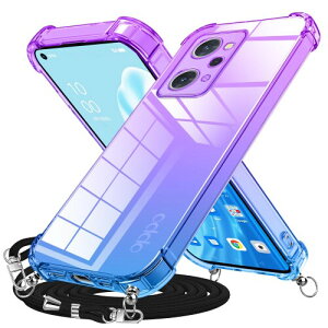 Duluqboba �P�[�X �Ή� OPPO Reno9 A/OPPO Reno7 A �p�� �P�[�X �N���A �V�����_�[ �X�g���b�v �O���f�[�V�����J�o�[ �R�t�� ���|�� �΂߂��� �Ή� �I�b�| ���m7A/�I�b�| ���m9A �p�� ��|���J�o�[ ��