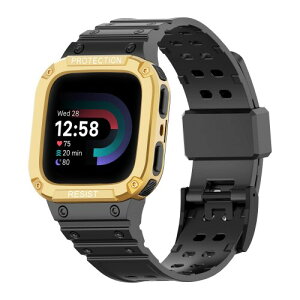 (YUXUAN) �R���p�`�u�� Fitbit versa 3/versa 4/Fitbit Sense/Sense2 �E�H�b�`�o���h �P�[�X�t�� �\�t�gTPU�X�|�[�c�o���h ���߉\ �����x���g ���f�B�[�X �����Y (#05)