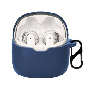 JBL TUNE FLEX GHOST �p �P�[�X �J�o�[ ���C�����X �C���[�z�� �V���R�� �ی�P�[�X �����h�~ �L�Y�h�~ �ϏՌ� �����[�d�\ �h�� �h�o �J���r�i�t�� (�u���[)