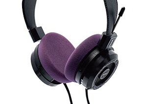 S Cushion by YAXI パープル (交換用イヤーパッド for GRADO SR60)