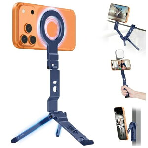 OMOTON TP03 �X�}�z�O�r �~�j�O�r Magsafe�Ή� �R���p�N�g �X�}�z�X�^���h �O�r �܂肽���� ���ʃ}�O�l�b�g �t�b�N�t��