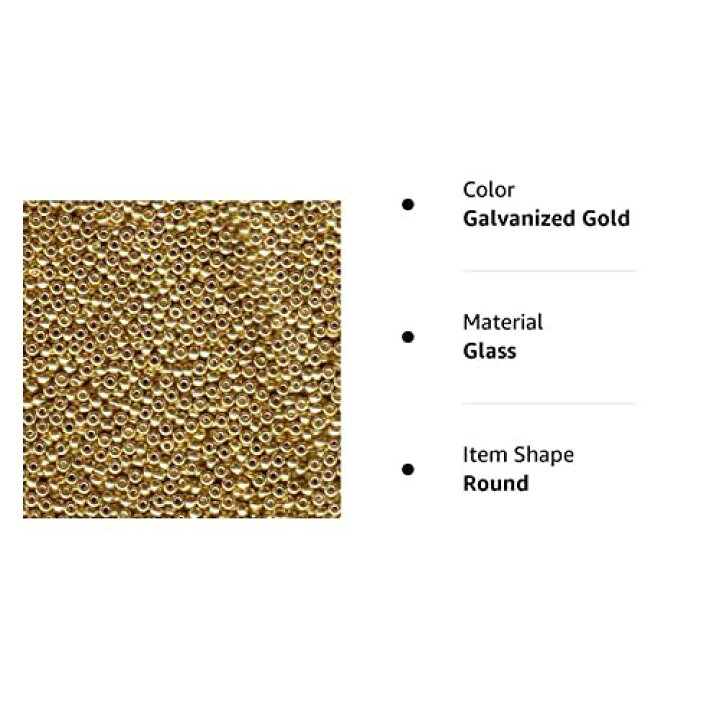 Galvanized Gold Miyuki Japanese round rocailles glass seed beads 11/0  Approximately 24 gram 5 inch tube