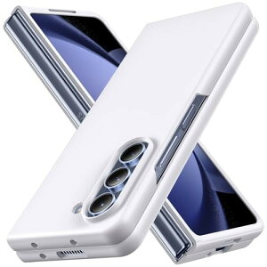WACJOSD �Ή� Galaxy Z Fold5 �p�� �P�[�X �����O �ϏՌ� PC ���^ ������� �J�����ی� �y�� Z Fold5 �J�o�[ �炳�甧�G�� �t�B�b ���E�ȒP �w��h�~ �y�� ���^ �C�菝�h�~ ��C94-zfold5-05