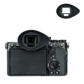 JJC アイカップ ソニー A7RV A7R5 A7IV A7M4 A7SIII A1 カメラに適用 ソニー FDA-EP19 アイカップ 互換 21.9mm延長 360度回転可能 ファインダー 保護 快適 ブラック