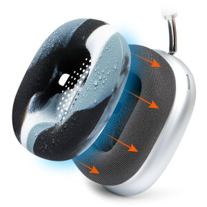 WC SweatZ Max - Wicked Cushions �� Airpods Max �p�ی�C���[�p�b�h �J�o�[ |�h��&�ȒP�ɐ􂦂� |���S�ȃC���[�p�b�h�̊�����̕ی� |�嗝��