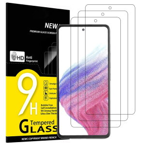 NEW'C 3 KXtB Samsung Galaxy A53 5G ɑΉ KXtیtB ȂAϋv9HdxACAȂ
