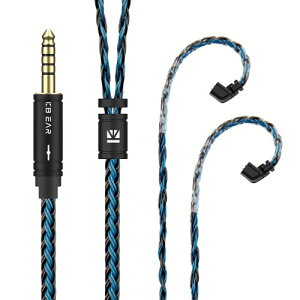 QDC 4.4mm���P�[�u�� 5N�⃁�b�L�P������ �P�[�u�� 4.4mm�C���z���A�b�v�O���[�h�P�[�u�� �C���t�H�������P�[�u�� ZSN-PRO-X/ZSTX/ZSN/ZS10/ZS10-PRO/EDX/EDXPRO/CA16 ���ɑΉ��iQDC�E4.4mm�v���O�E2���[�g��