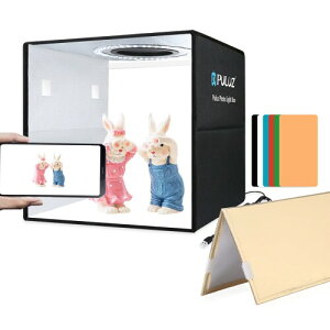 PULUZ 30cm Be{bNXA܂肽ݎȈՃX^WIA120̍FLEDvr[YiCRI 95+jA10iK̖邳\Beu[XA6PVCwi(//IW///) gݗĊȒP