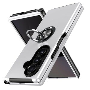 WOYSOBA �K�� Galaxy Z Fold7 �p �P�[�X �����O�t�� �ϏՌ� �����X�^���h�t�� �Ռ��z�� tpu ���^ �C�菝�h�~ �V���R�� �X�^���h�@�\ �ԍڃz���_�[�Ή� ��d�\�� PC �o���p�[ �M�����N�V�[ Z �t�H