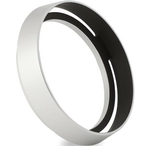 Haoge メタルレンズフードシェード キャップ付き Leica Q3 Q3 43 Q2 Q-P QP q Typ 116 Typ116 カメラ用 シルバー LH-LQOS+FLC-49