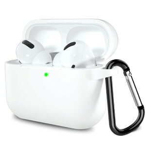 BUITFOU Airpods Pro 2 �P�[�X(2023/2022) �G�A�[�|�b�Y�v���ی�J�o�[ Airpods Pro 2 �J�o�[ �_�炩�� �V���R���� �����h�~ �L�Y�h�~ �ϏՌ� �h�o �y�� �����[�d�\ �J���r�i�t�� �����h�~(�z���C�g)