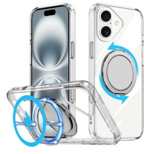 iPhone 16 P[X NA  MagsafeΉ CX[dΉ Ot 360°] wPC }Olbg BX^h X^h@\ cΉ Xgbvz[t TPU Ռz ~