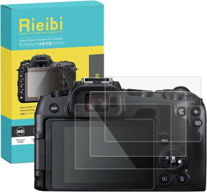 Rieibi Canon EOS RP�t���ی�t�B�����A Canon EOS RP�ی�t�B���� EOS RP��p EOS RP�t���v���e�N�^�[ ����0.25MM �����^�C�v EOS RP�����K���X�t�B���� �\�ʍd�x9H �ϏՌ� �ώw�� ���d�x�t�B��������