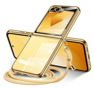NISIILNG For Galaxy Z Flip 6 / Z Flip7 fe �P�[�X �N���A �V�����_�[ galaxy zflip6 / zflip7fe �X�}�z�P�[�X �M�����N�V�[ Z �t���b�v6 �J�o�[ ���|�� �΂߂��� ��|���P�[�X ���� �ϏՌ� �R�t�� �΂߂���