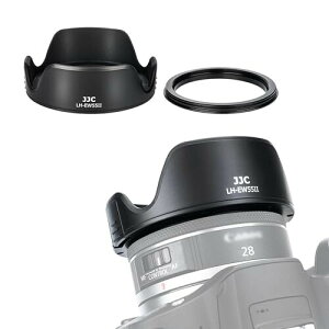 JJC EW-55 t Yt[h + A_v^ Lbg Ԍ` Canon RF 28mm F2.8 STM Y p EW-55 Yt[h ݊ U55mmیtB^[  YLbv \