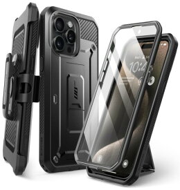 SUPCASE iPhone 15 Pro Max ケース 6.7インチ 2023 全面保護 耐衝撃性 米軍事規格取得 ケースと液晶保護フィルム一体型 腰かけクリップ付き 防塵 スタンド・リング機能 スポーツ UBProシリーズ