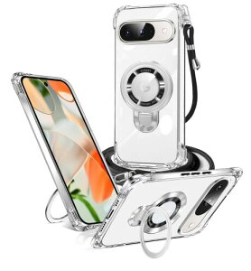 weiaoluo Google pixel 9 P[X NA Google pixel 9Pro P[XOt MagSafeΉ V_[ ϏՌ sNZ9pro ΉJo[ CX[d }Olbg ߉\ ی\tg X}zP[