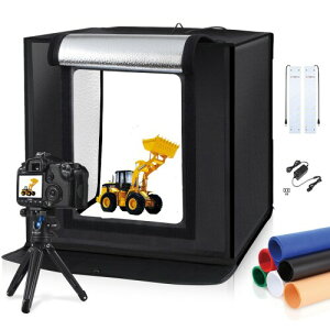 PULUZ ʐ^pCg{bNX |[^utHgX^WICg{bNX ܂肽ݎtHg{bNXA_炩Ɩz12F̔wiA (16''x16'')40cm ڐ 24W LED?wi?eIi3 ?? + 3