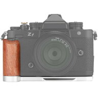 Leftfoto zf レトロハンドグリップLブラケット ローズ木製ハンドグリップ付き Nikon ZFカメラ用 底面アル…