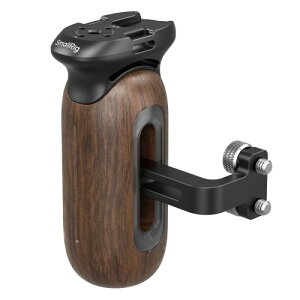 SmallRig �ؐ��T�C�h�n���h�� �J�����p�O���b�v 1/4�C���`-20�l�W���t���J�����P�[�W�Ή� ���E�ǂ���ł�����\�ȃG���S�m�~�b�N�n���h�O���b�v 28mm�̐������� 15kg�̑ω׏d 5237