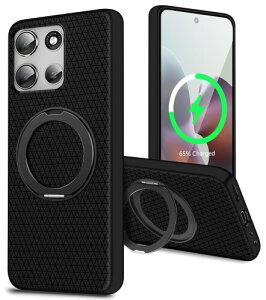 �Ή� Motorola moto g66j/g66y 5G �P�[�X 360°��]�X�^���h �ϏՌ� �S�ʕی� TPU