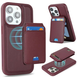 Havaya iPhone 15 ProP[X MagSafe iPhone15 Pro P[X X}zP[X }OZ[t ϏՌ tFCNU[ wʃJ[h[  CX[dΉ(6.1C`Ή)-Cbh
