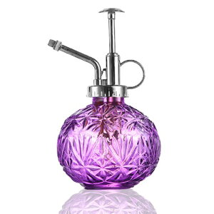 LanQii 霧吹き じょうろ 240ミリリットル ガラス 植物 園芸 アンティーク調 インテリア アウトドア おしゃれ 観葉植物 掃除 スプレー 水差し 散水 安定した散水が行える ガーデニング 水や