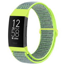 (JMIO) コンパチブル Fitbit Charge 4 / Fitbit Charge 3 / Charge 3 SEバンドと互換性のあるナイロンループバンド、女性と男性のためのソフトで調整可能な 交換用バンド
