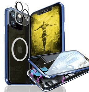 iPhone 13 Pro Max P[X NA ʋKX JtCt 360°Sʕی MagSafe CX[dΉ ACtH13 Pro Max  P[XCz A~op[gуX}zP[XlC i