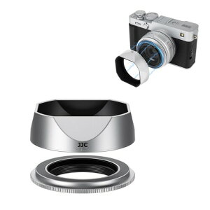 JJC �}�O�l�b�g�z���� �X�N�G�A�����Y�t�[�h+�A�^�u�^�[ Fujifilm XF 23mm F2.8 R WR/Fujifilm XF 27mm F2.8 R WR/Fujifilm XF 27mm F2.8�����Y�ɑΉ� 39mm�t�B���^�[�ƕ��p�\ ������\�� ���˖h�~ �����Y��