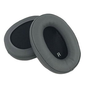 Chic Tuant イヤーパッド for Audio-Technica (オーディオテクニカ) ATH-SR9 ATH-DSR9BT ATH SR9 DSR9BT ヘッドセット に対応 交換用 ヘッドホンパッド イヤークッション メモリーフォーム (グレー)