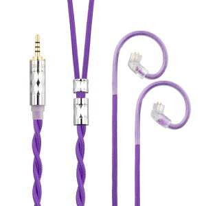 Yinyoo �C���t�H�� �P�[�u�� QDC 2.5mm KBEAR ST5 4N����+4N���_�f������ 2�c �C���z�� ���P�[�u�� �o�����X �w�b�h�t�H�� �����p�P�[�u�� hi-fi�I�[�f�B�I �C�����j �A�b�v�O���[�h�P�[�u�� �i�p